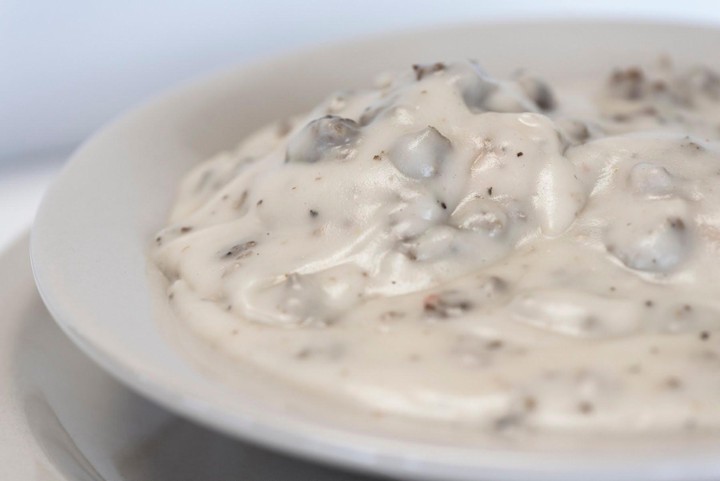 Biscuit & Gravy w/Hashbrowns