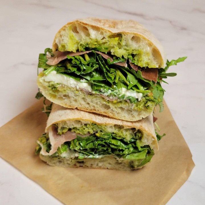 Burrata Pesto Sandwich