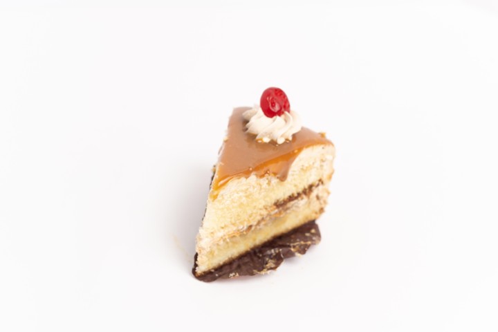 Dulce De Leche Cake Slice