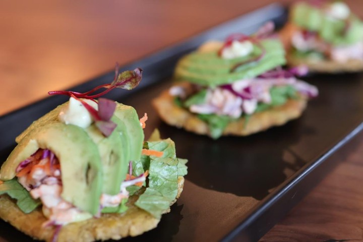 Vegetarian Tostones (x3)