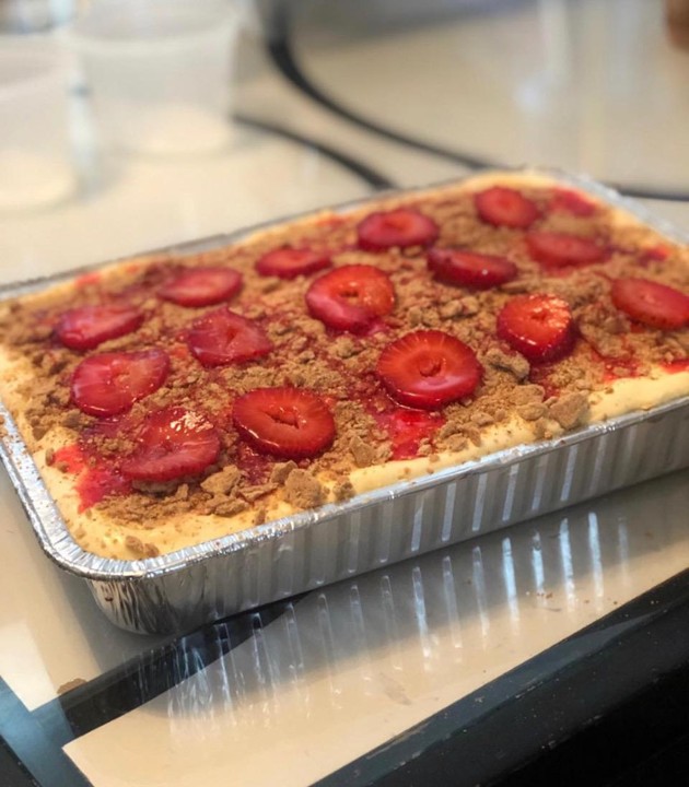 1/2 Pan Strawberry Cheesecake Pudding