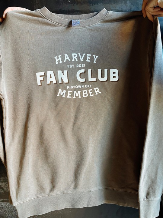 Harvey Fan Club Sweatshirt - Pigment Clay