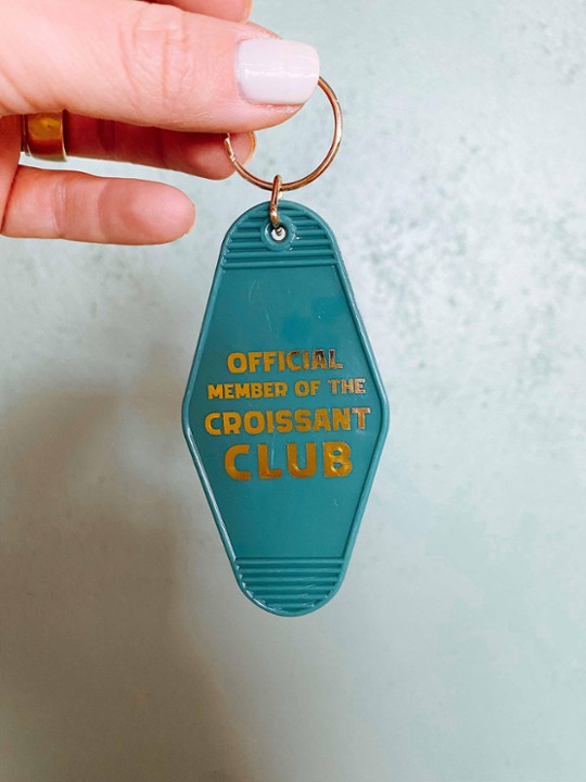 Croissant Club Key Chain - Green