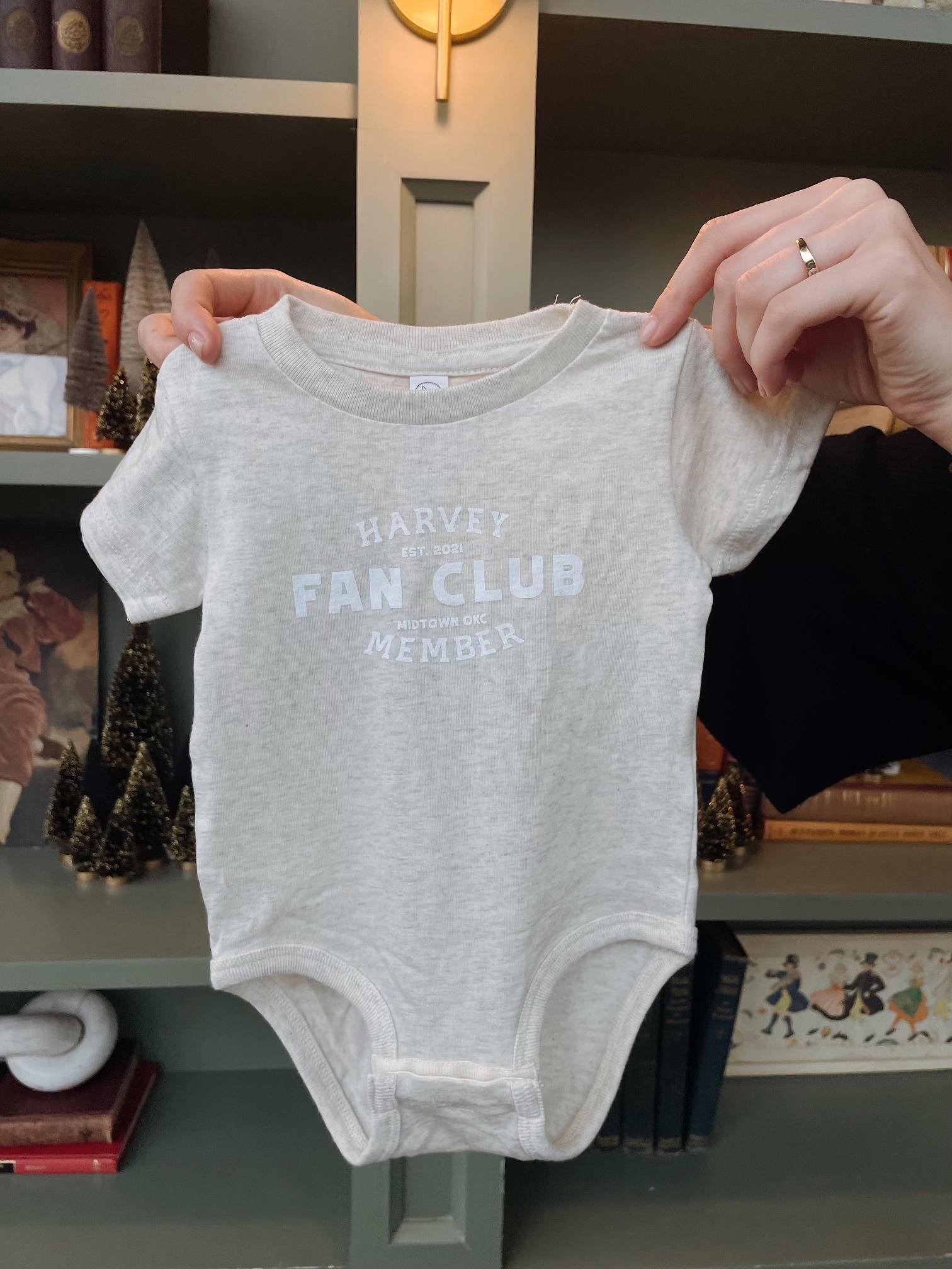Harvey Fan Club Baby Onesie