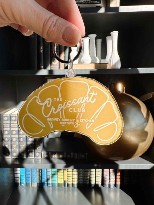 Croissant Club Key Chain - Yellow