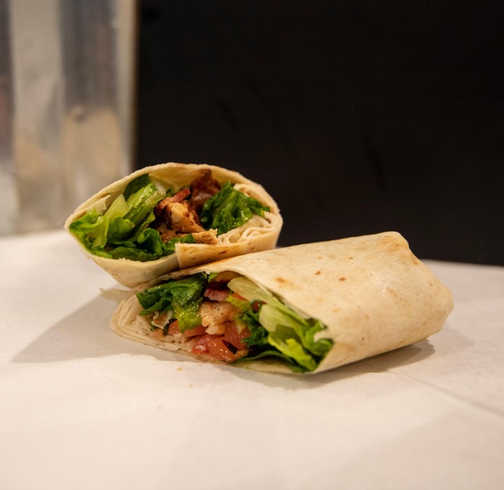 Spicy Chicken BLT Wrap