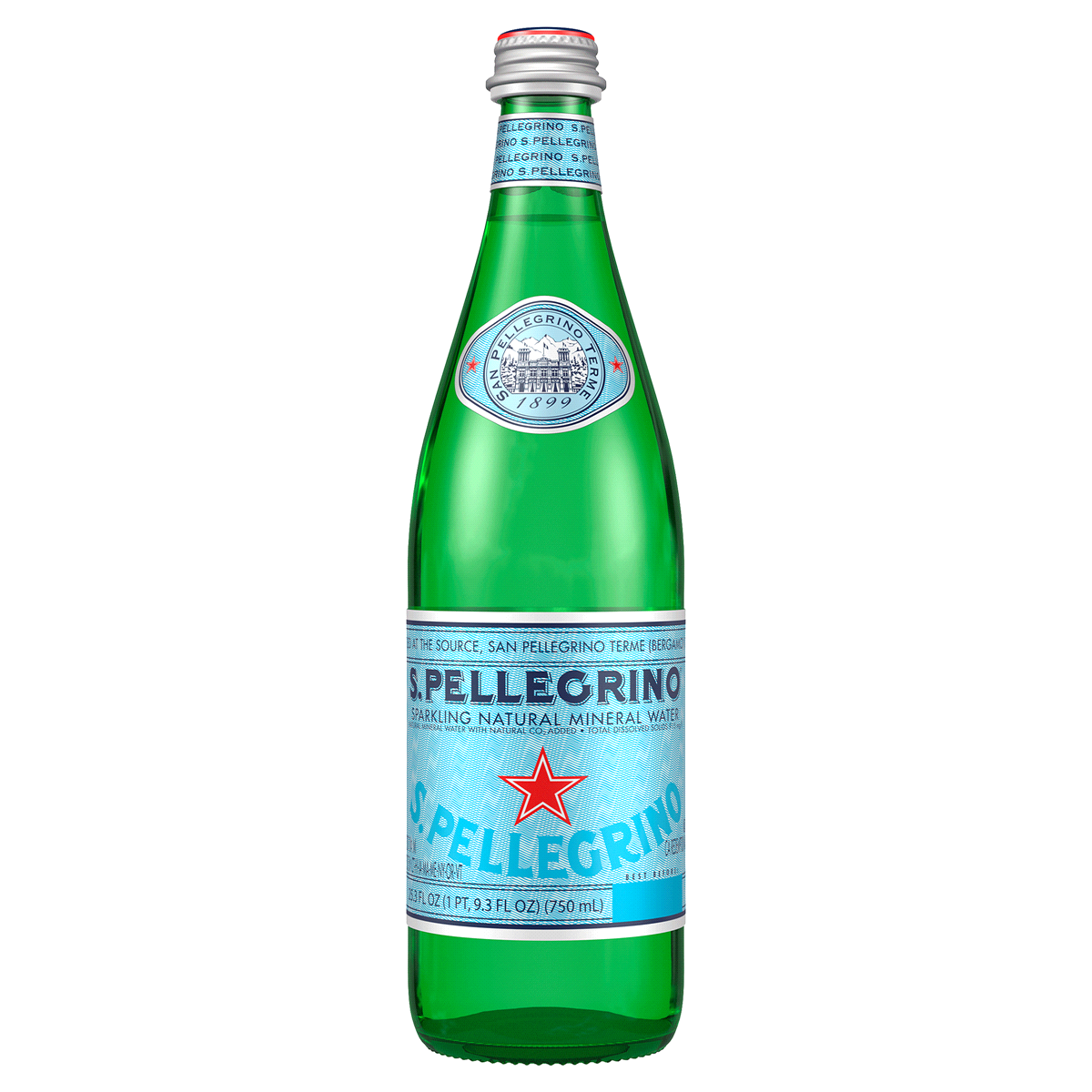 S. Pellegrino Sparking Natural Mineral Water 750ml