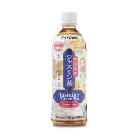 Ice jasmine green tea (500ml) bottle unsweetened