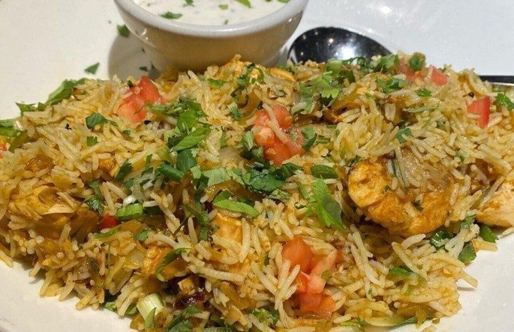 Salmon Biryani