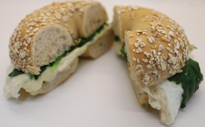 TWO EGG WHITES, SPINACH & SWISS