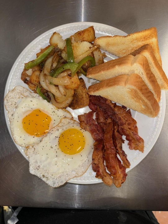 Bacon breakfast platter