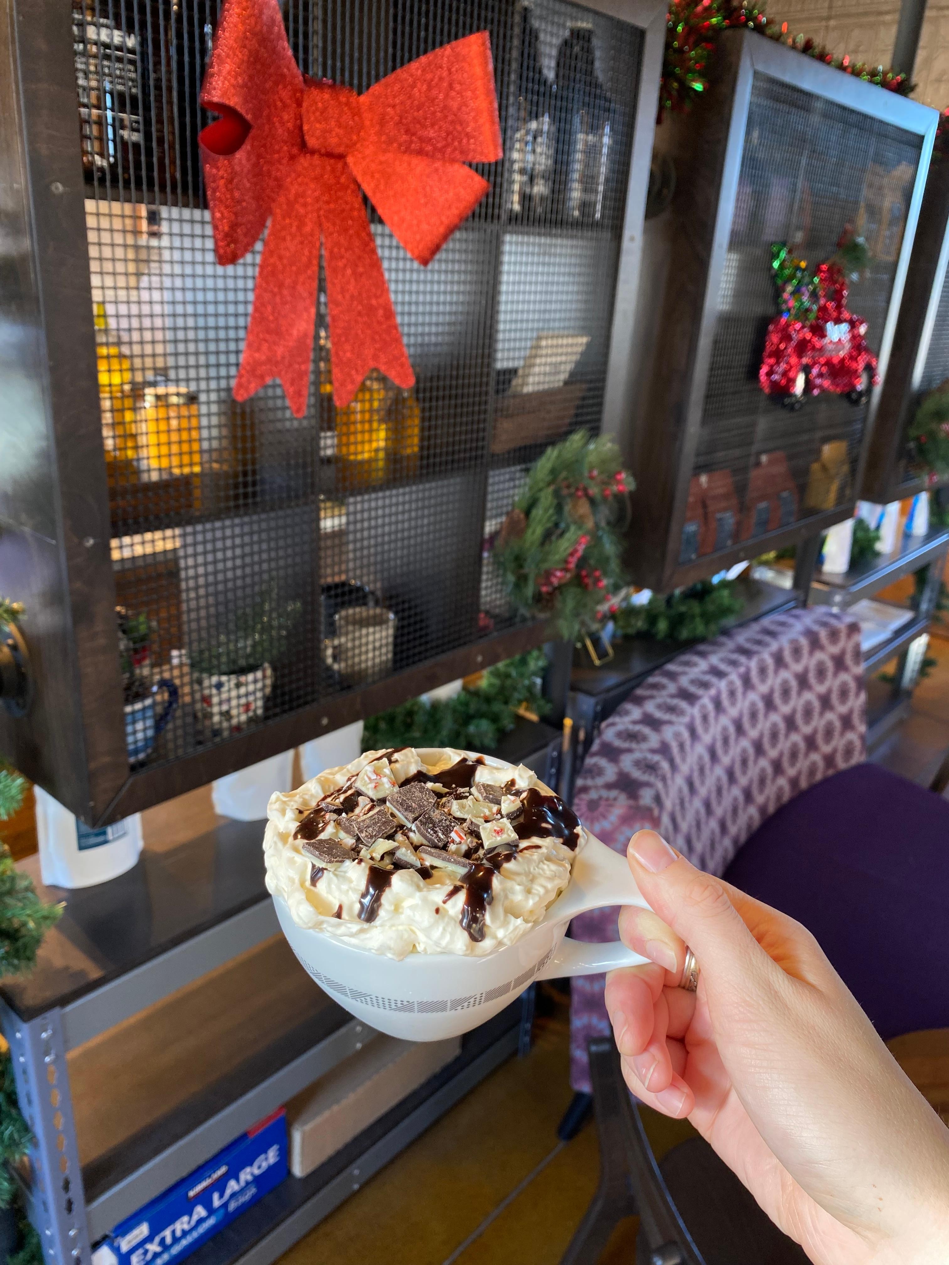 Peppermint Bark Hot Chocolate