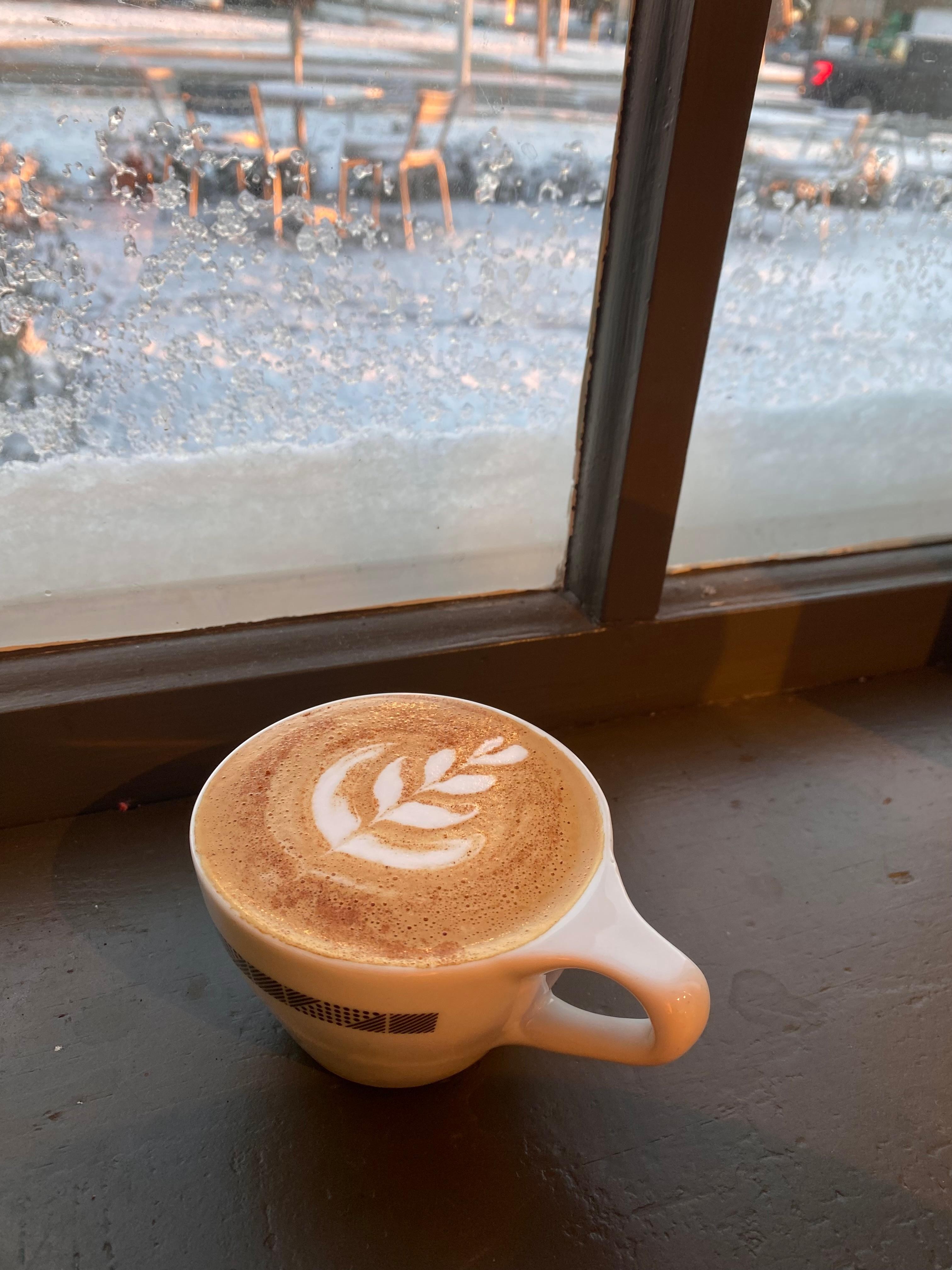 Spiced Blackberry Latte