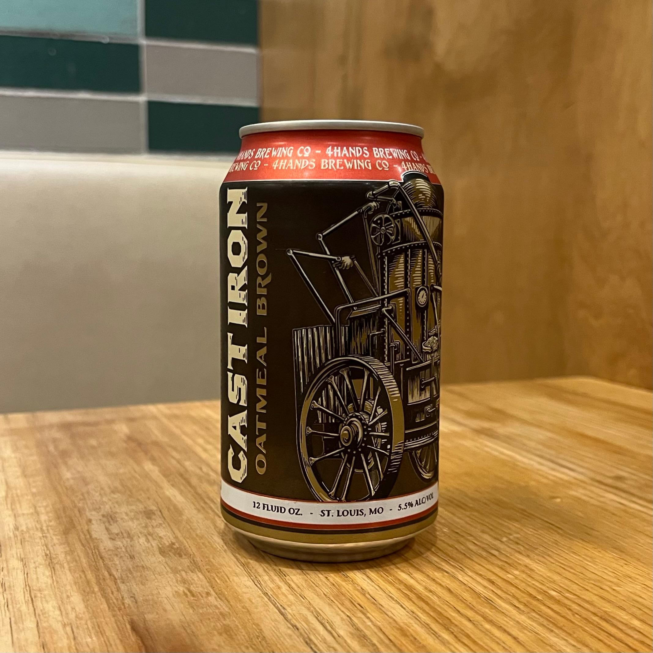 4 Hands 'Cast Iron' Oatmeal Brown Ale | 12oz Can