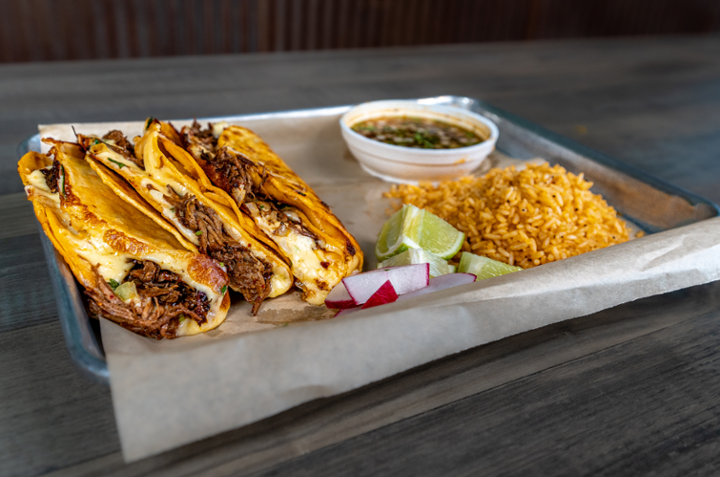 Birria Taco Platter