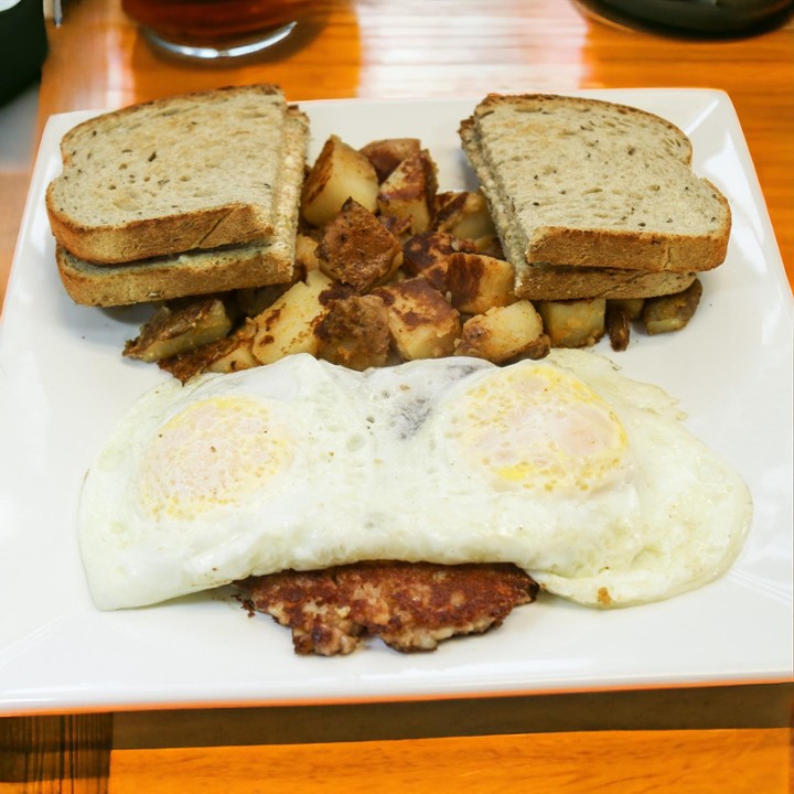 2 Eggs and Corn Beef Hash