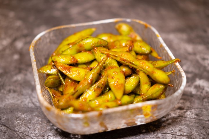 spicy edamame