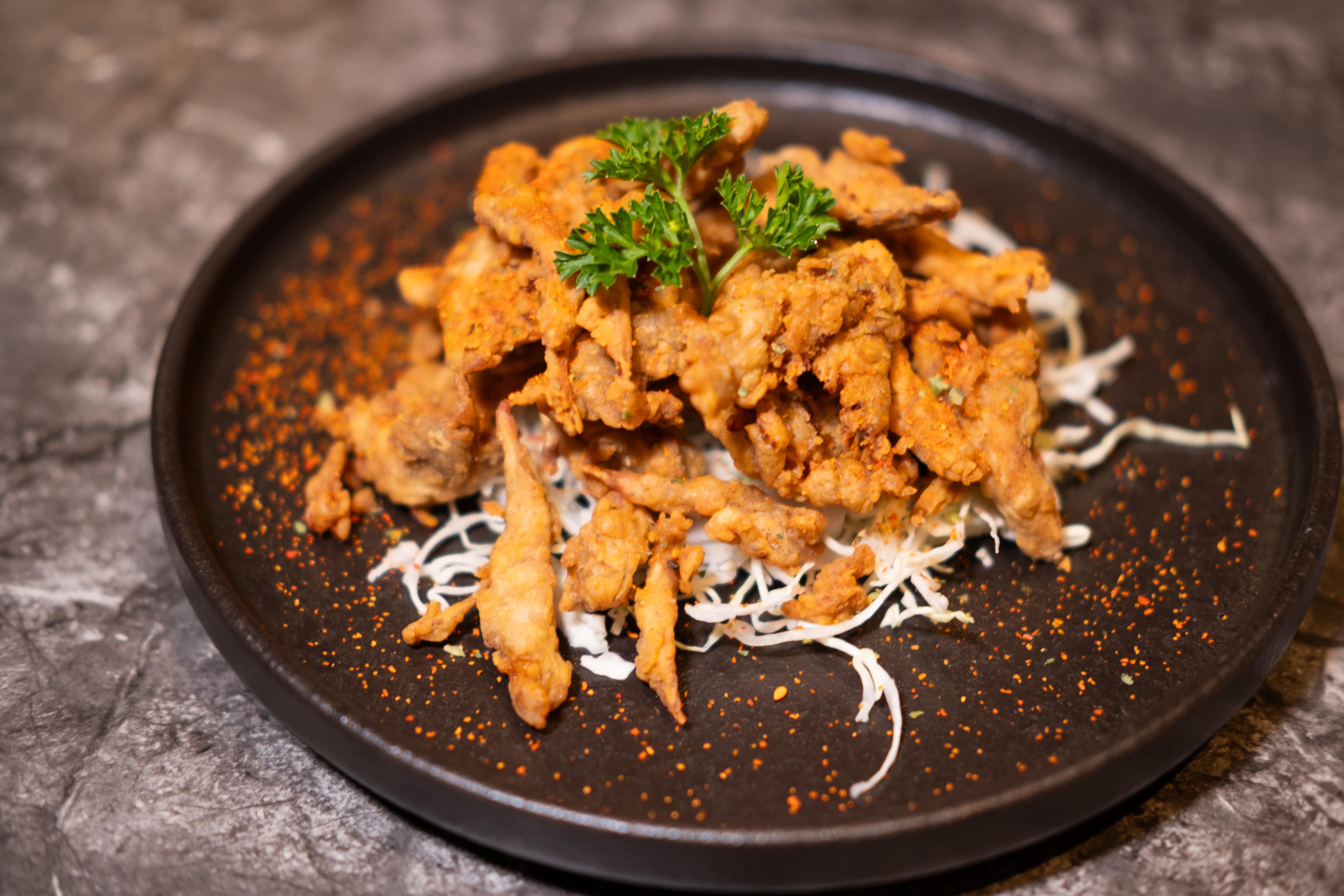 tempura oyster mushroom