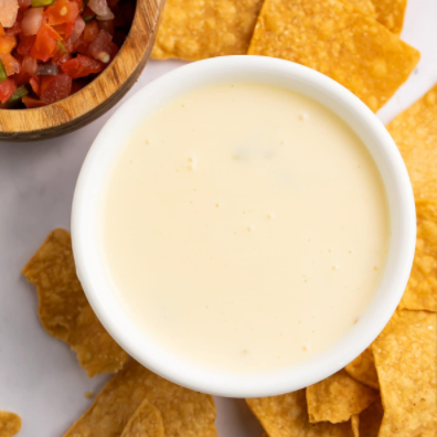 Bowl of White Queso & Chips