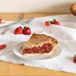 Strawberry Rhubarb Double Crust (V)