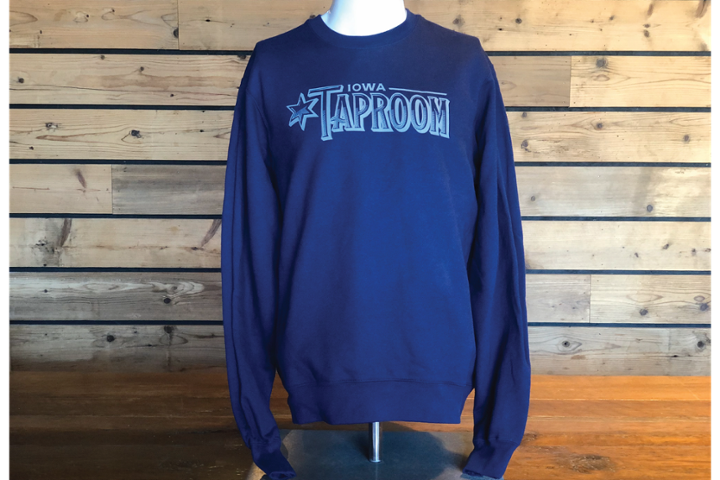 Blue Iowa Taproom Sweatshirt