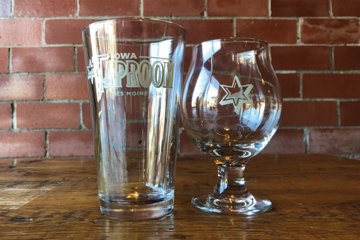 1 Pint Glass and 1 Tulip Glass for $6