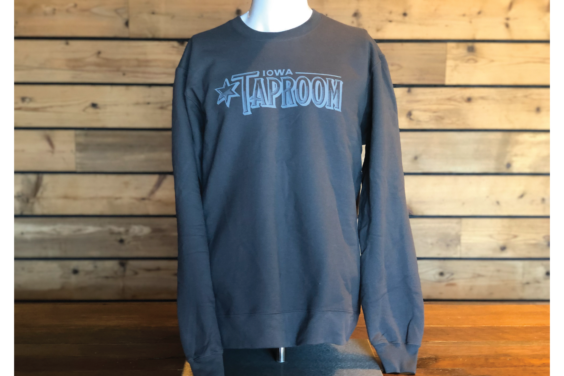 Grey Iowa Taproom Sweatshirt