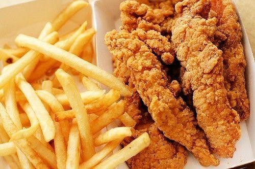 Chicken Strips & Fries (4)
