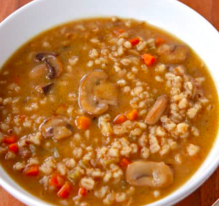 Lg. Olga's Mushroom Barley Soup