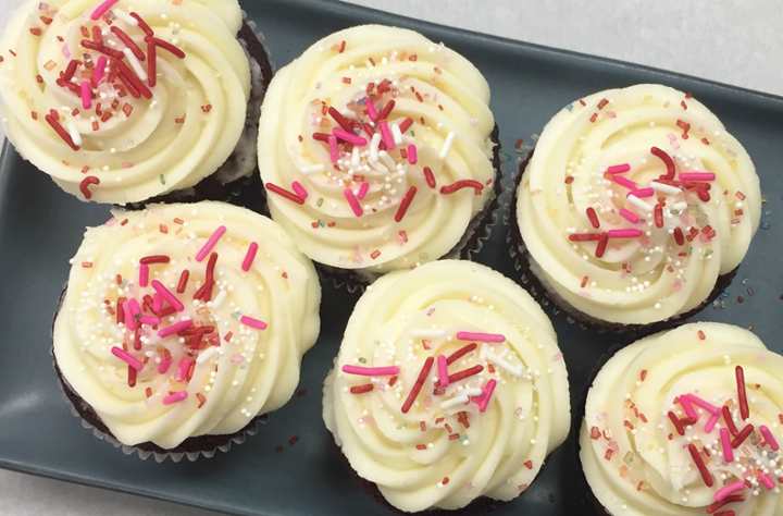 12 Mini Red Velvet Cupcakes