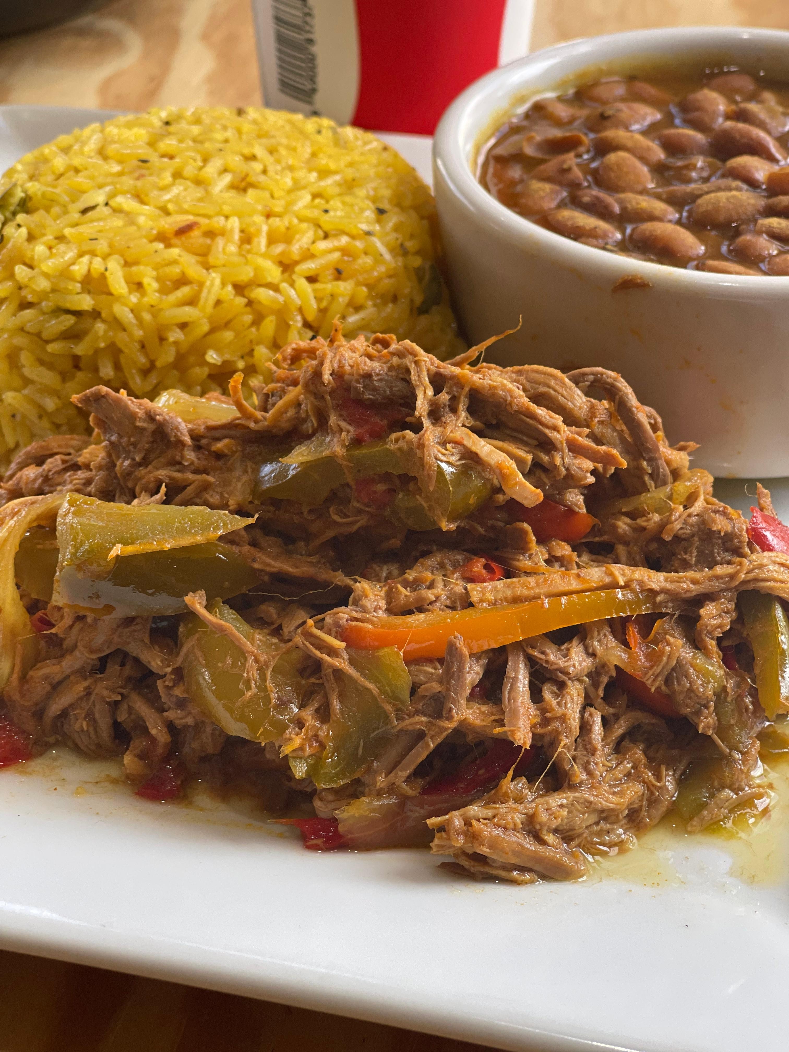 Ropa Vieja Rice and Beans