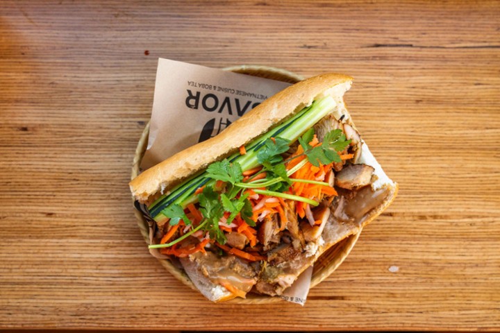 BBQ Five Spice Chicken Banh Mi