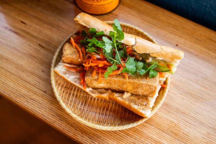 Crispy Organic Tofu Banh Mi