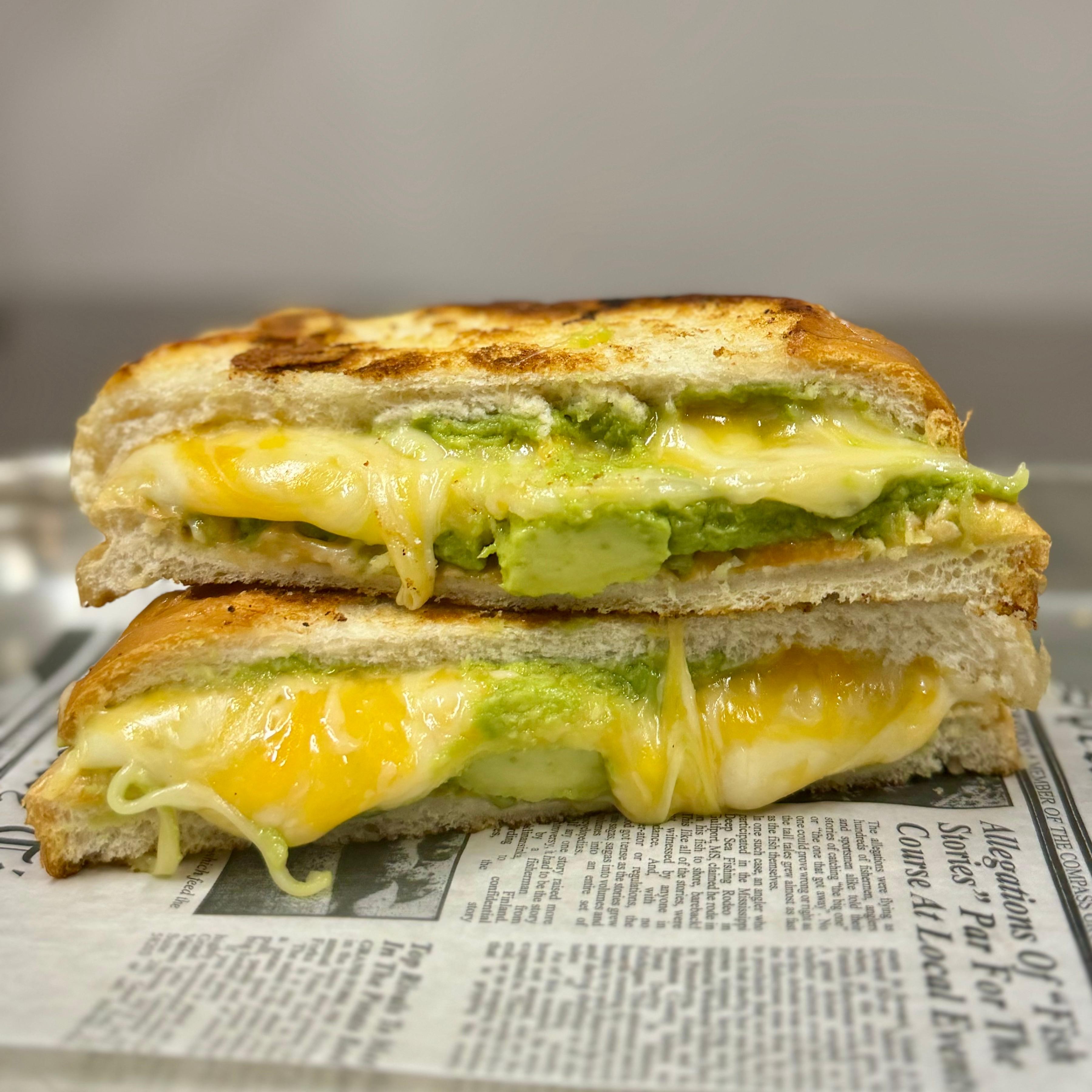GRILLED CHEESE WITH AVOCADO