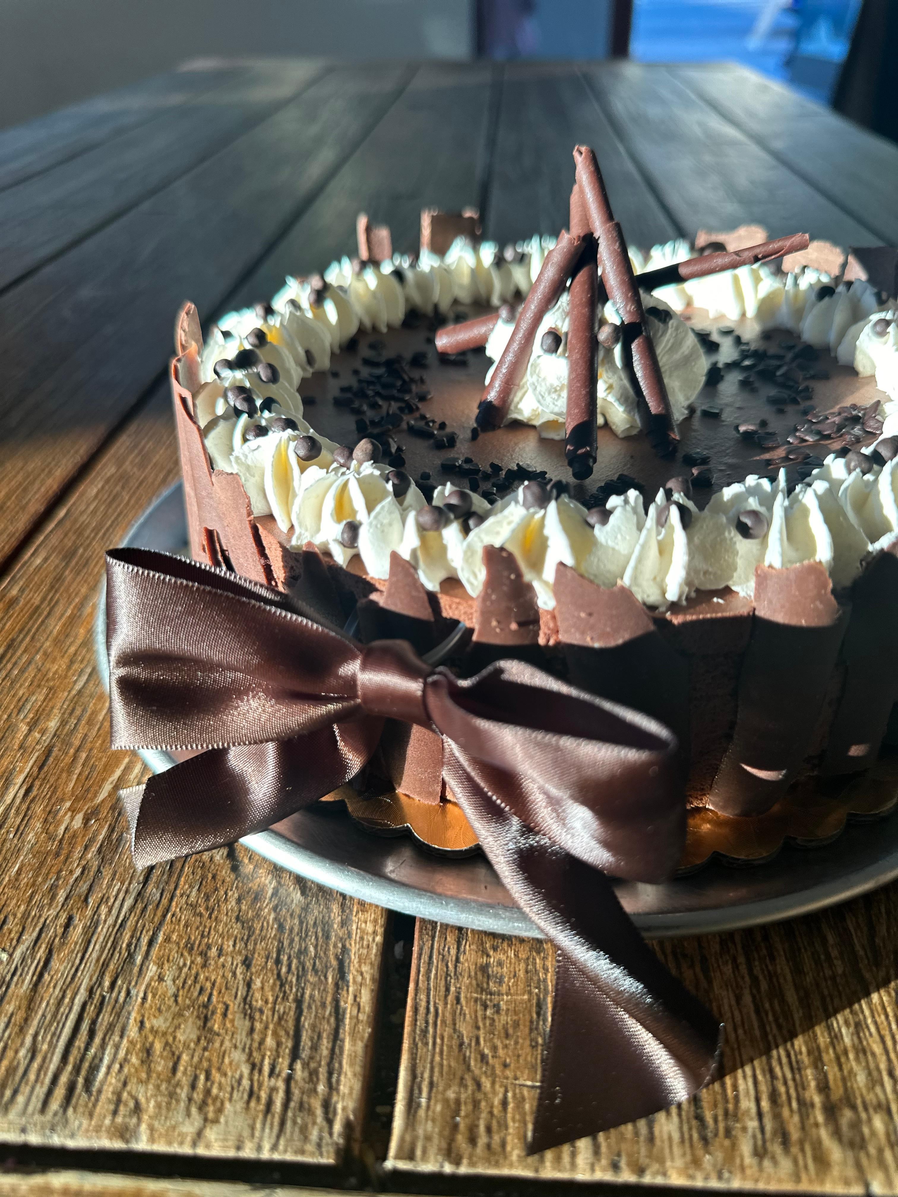 Chocolate Truffle Mousse Cake