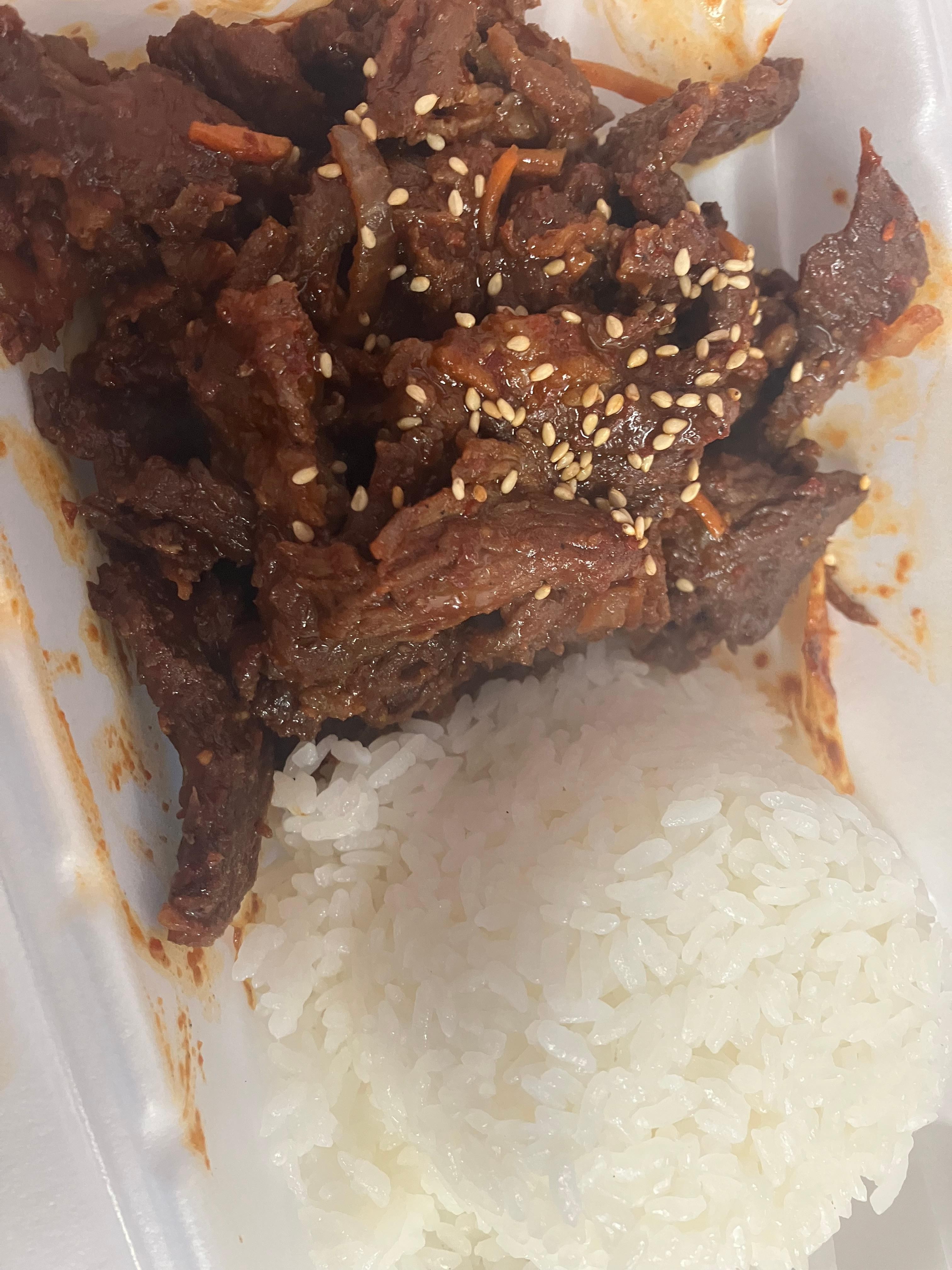 Spicy Bulgogi with Rice