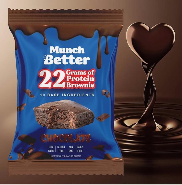 Munch Better Chocolate Protein Brownie