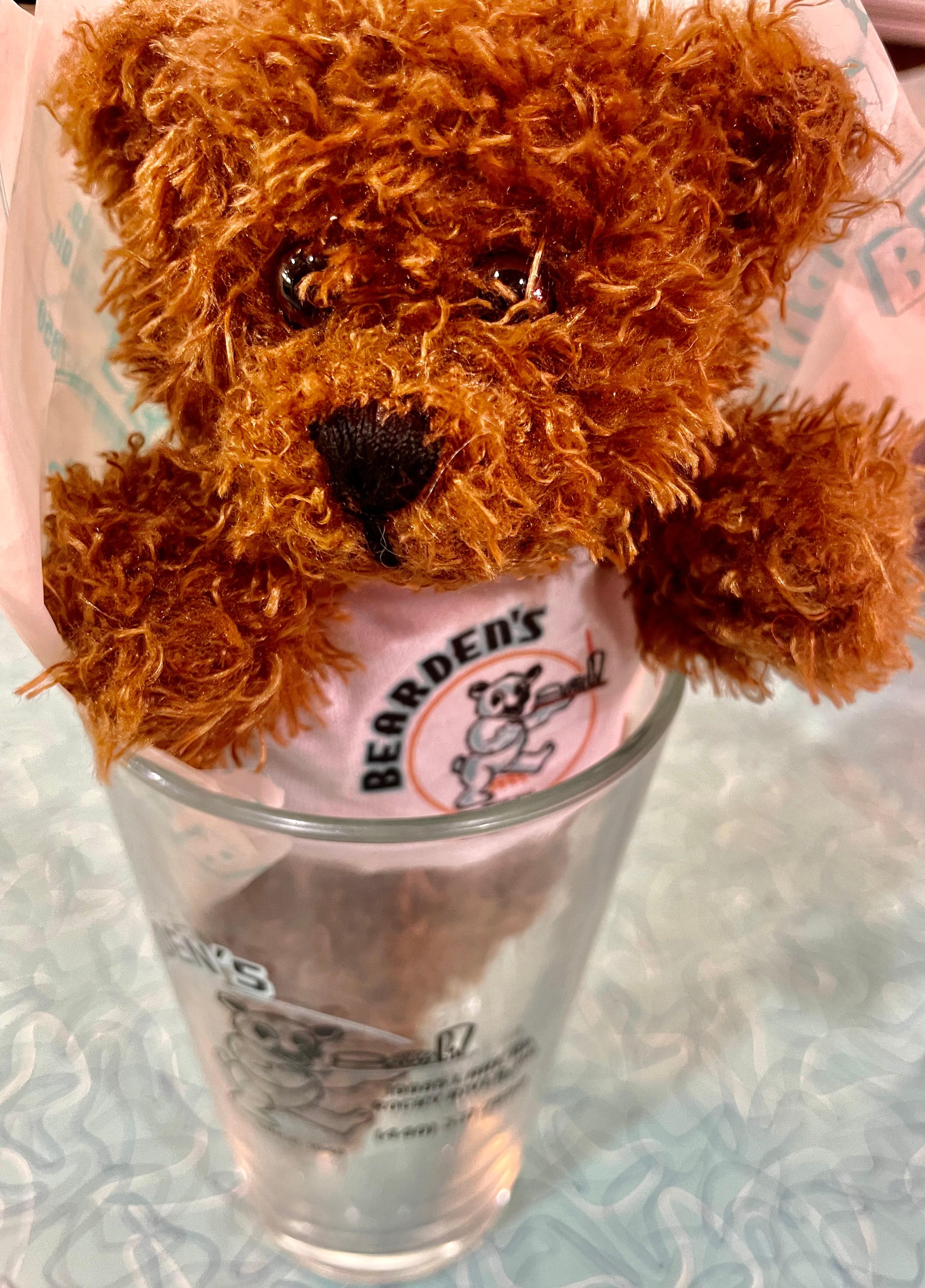 Beer glass/ Teddy Bear combo