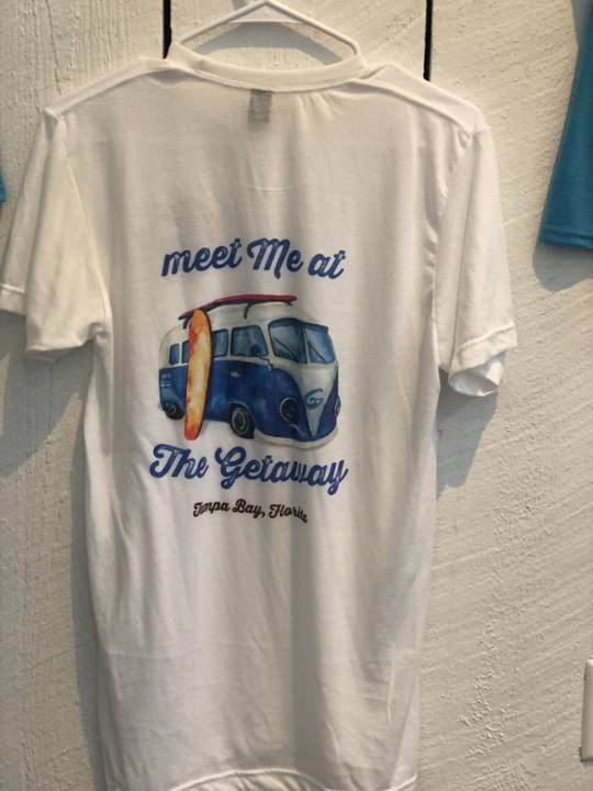 MEET ME AT THE GETAWAY SHIRT (WHITE)