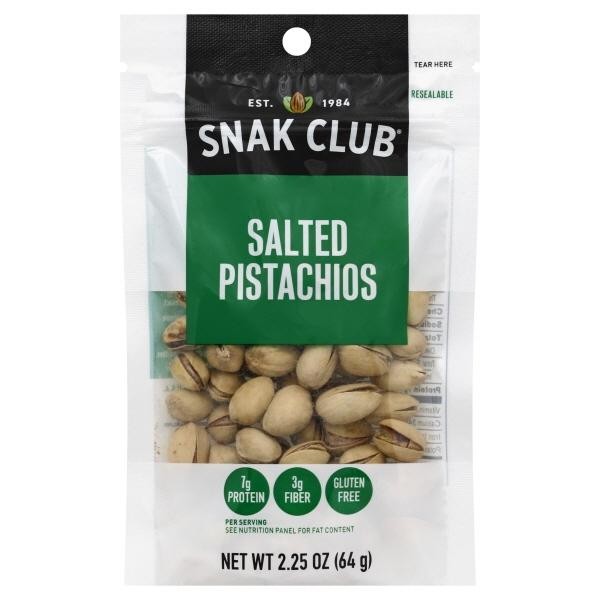 Snack Club Salted Pistachio - 6 per Pack