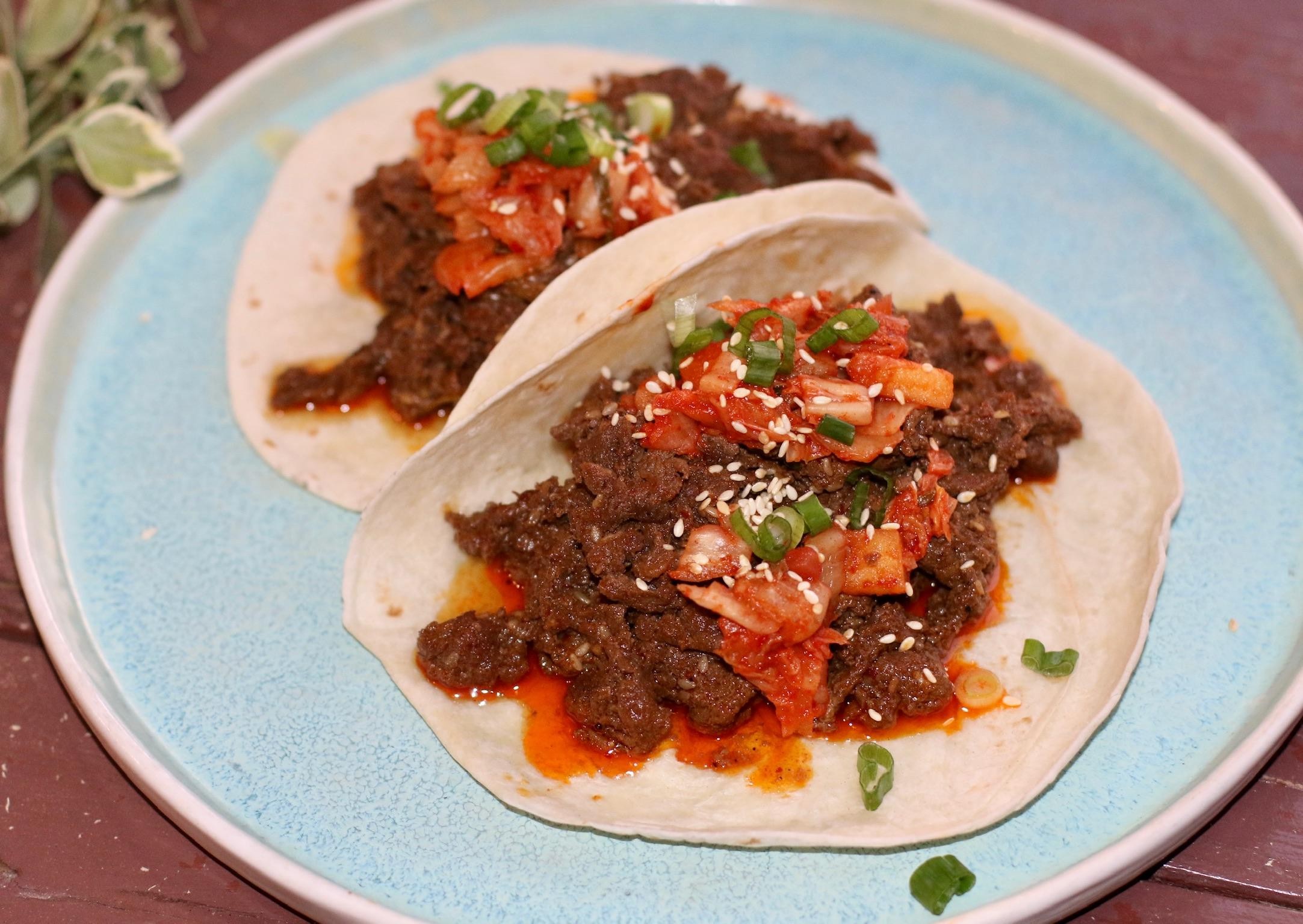 Beef Bulgogi Tacos