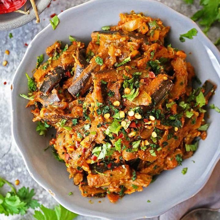 Fried Eggplant Curry