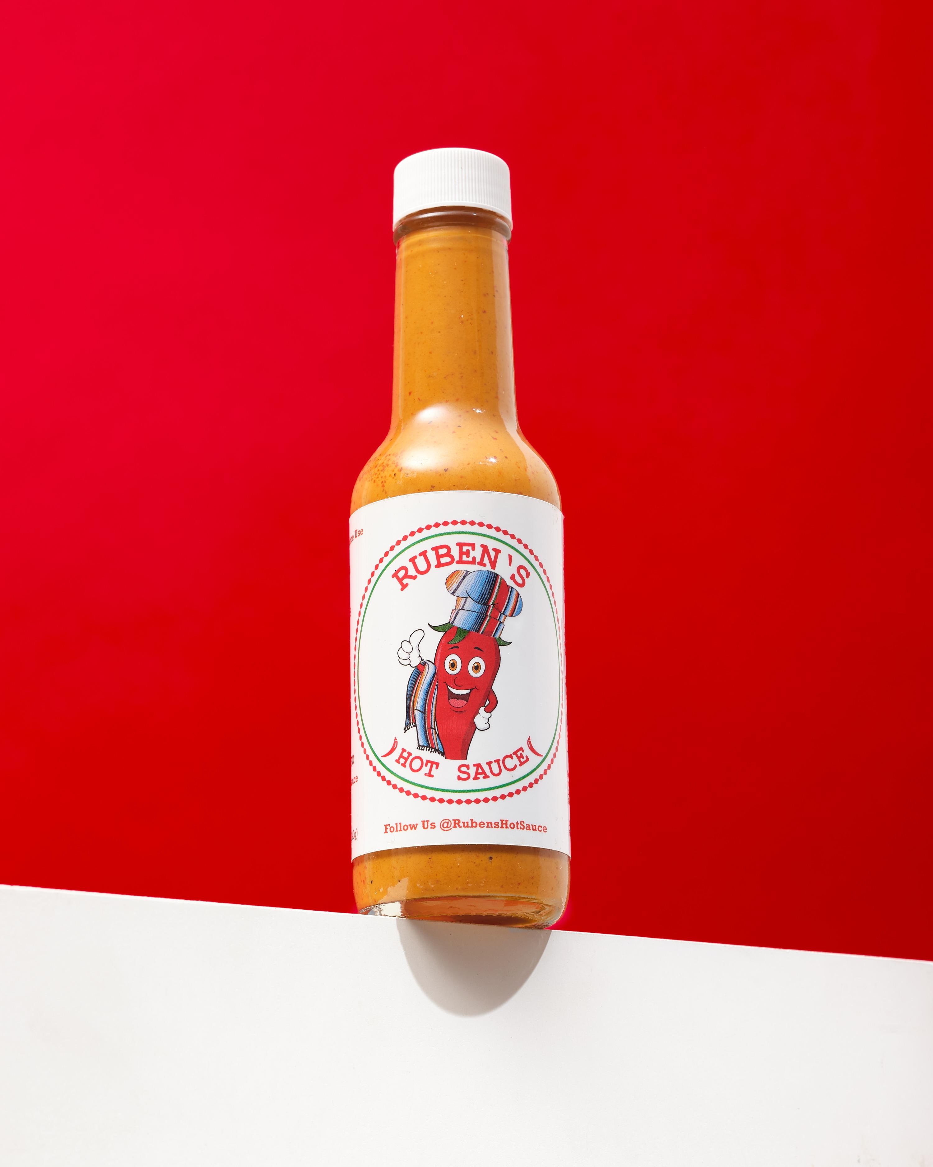 Ruben's Hot Sauce Bottle