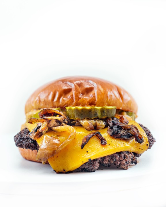 1x Happy Smash Burger w side of fries