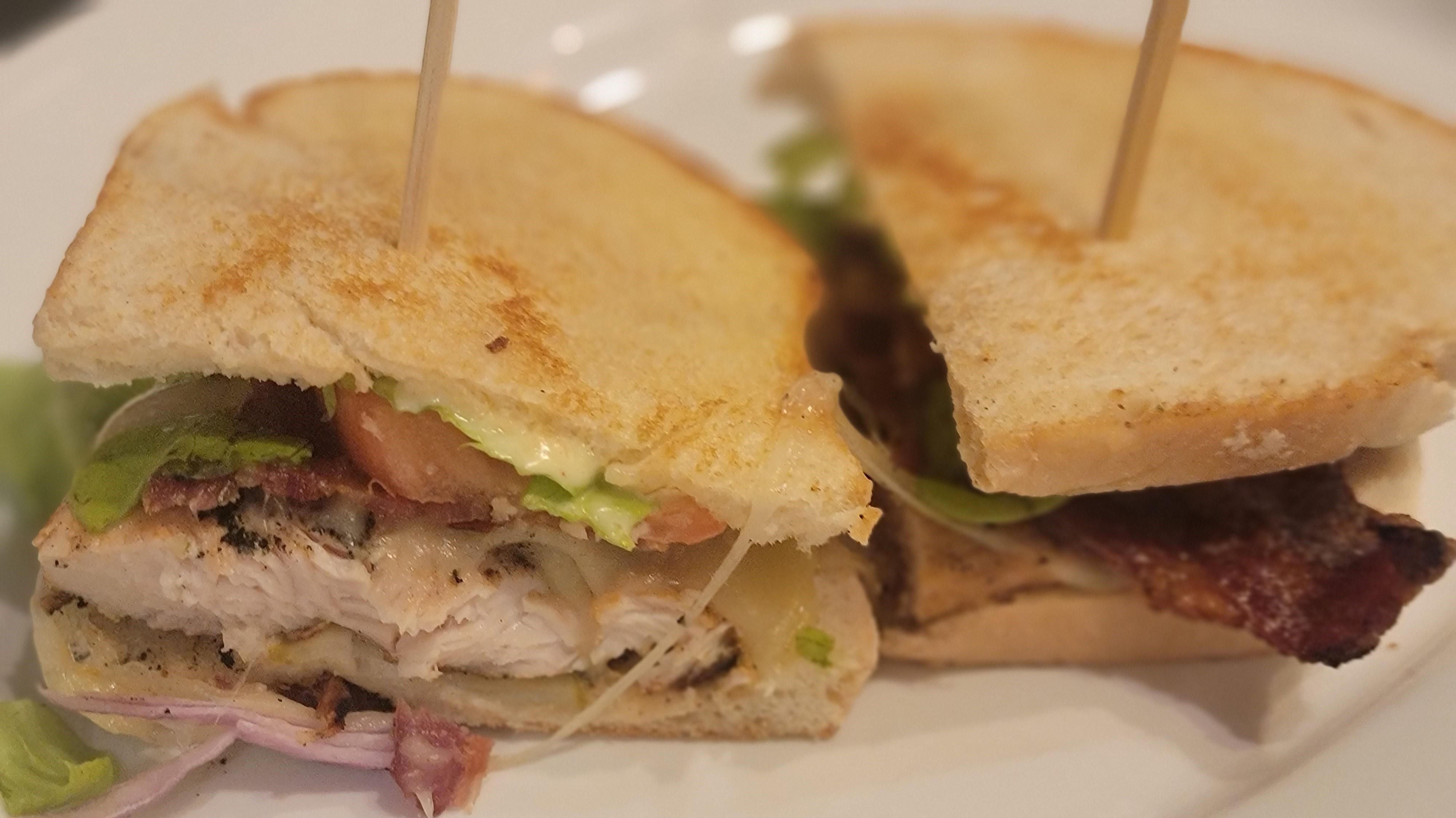 Grilled Chicken Club Sandwich