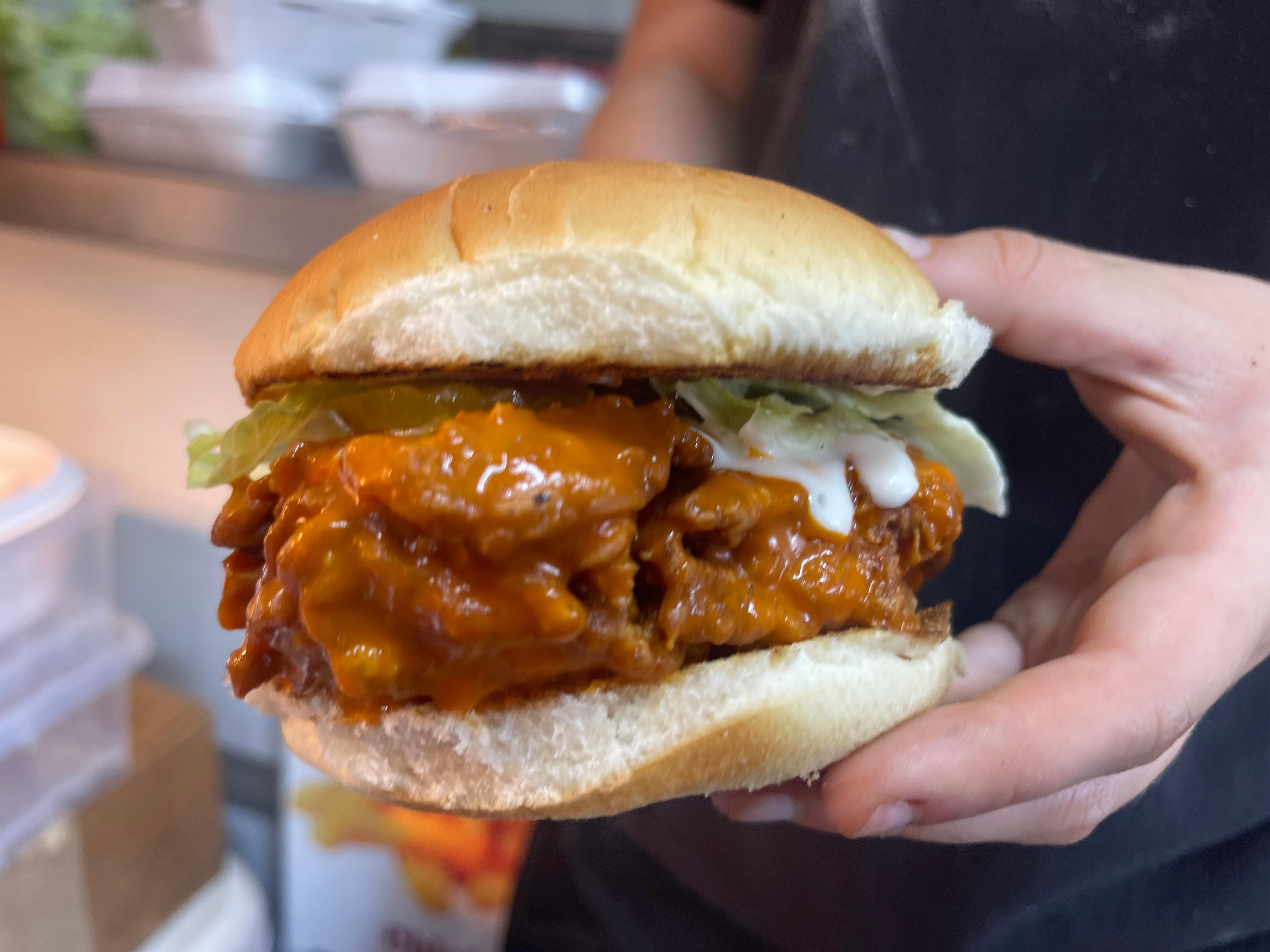 Buffalo Bacon Ranch Chicken Sandwich