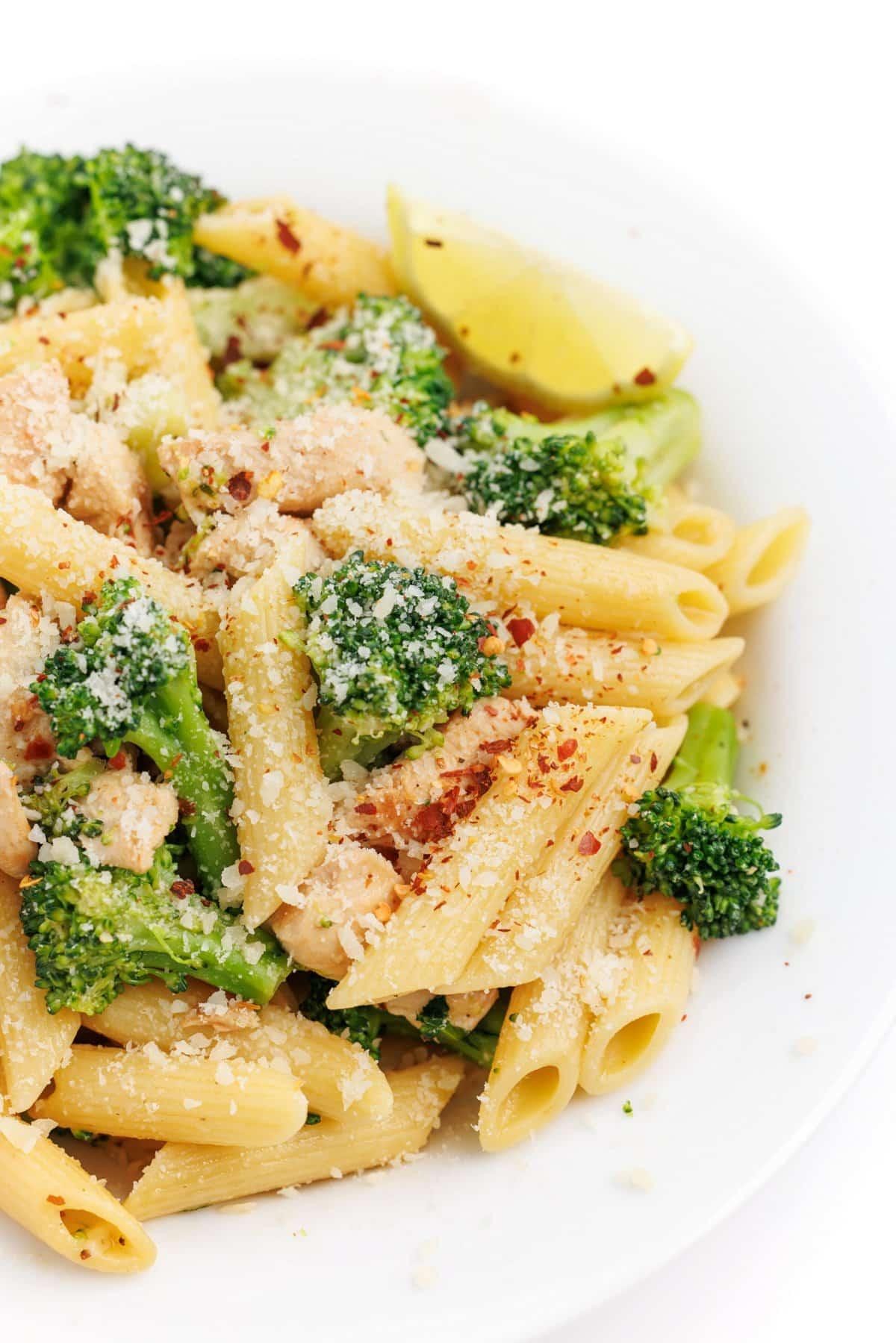 Linguini With Chicken & Broccoli