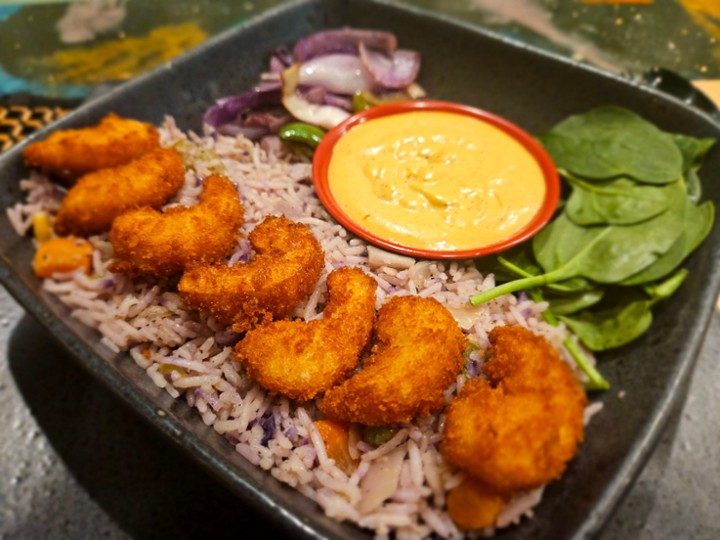 Vegan S'rimp Po'Boy Bowl