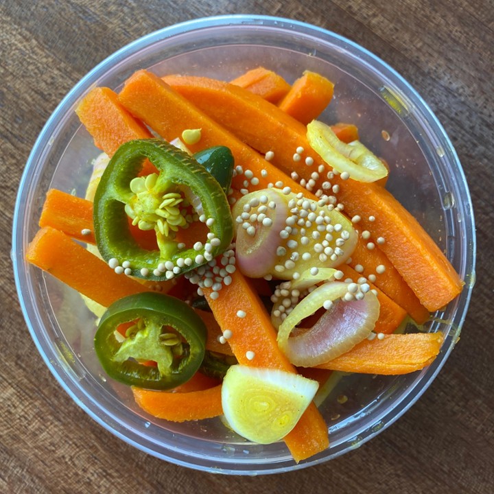 Curry Pickled Carrots