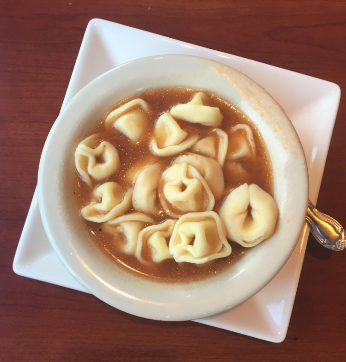 Cup of Tortellini soup